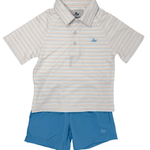 Boys Performance Shorts - Blue Boys Shorts Southbound