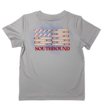 Boy's Performance Tee - Baseball Flag Boys Shirts + Polos Southbound