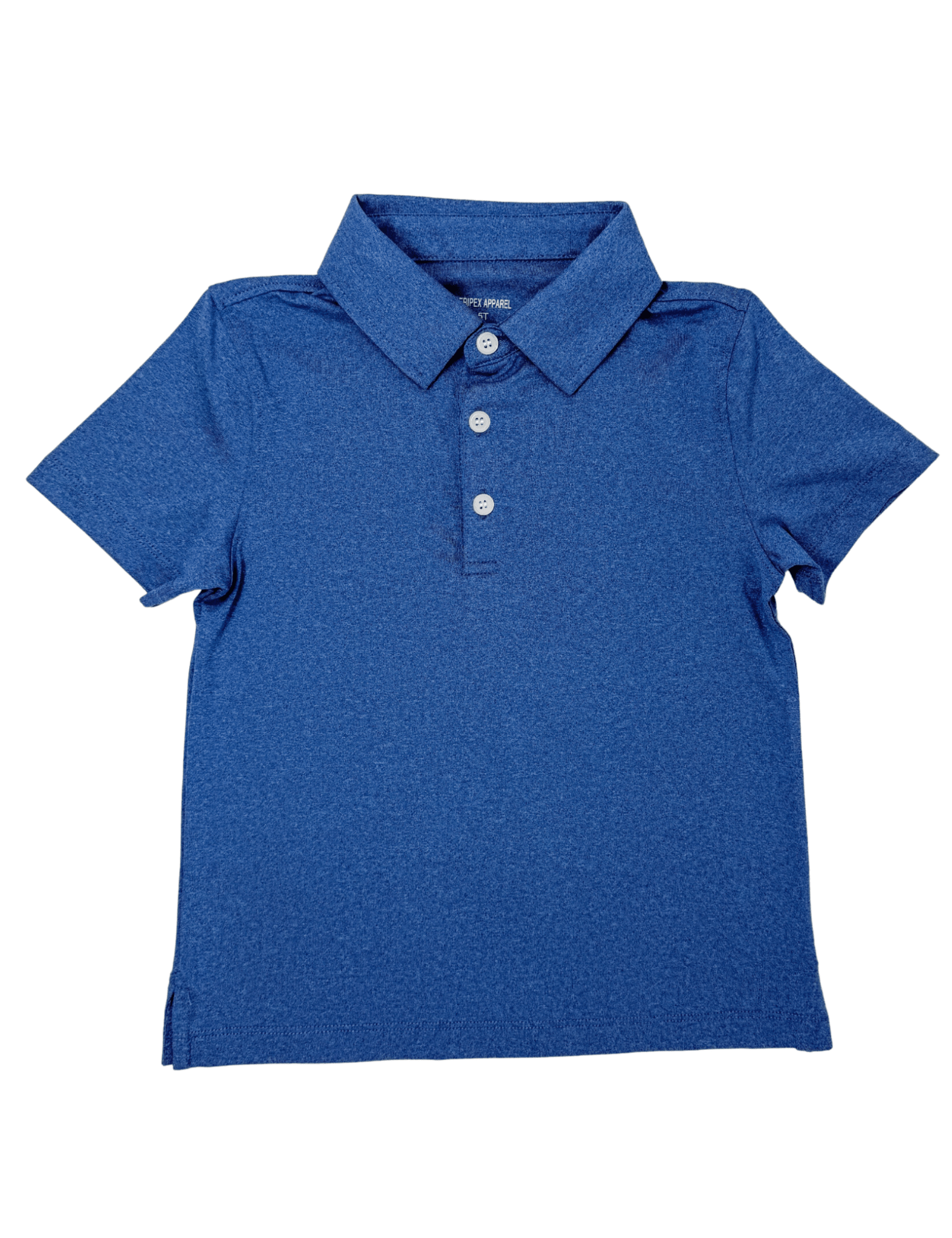 Boys Polo - Blue Heather Boys Shirts + Polos Meripex