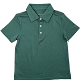 Boys Polo - Green Heather Boys Shirts + Polos Meripex