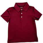 Boys Polo - Maroon Heather Boys Shirts + Polos Meripex