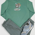 Boys Pro Performance L/S Shirt - Frosty Spruce Boys Shirts + Polos Prodoh