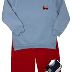 Boys Pullover - Firetruck Boys Sweaters + Sweatshirts Itsy Bitsy