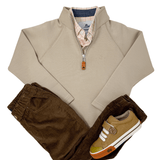Boy's Pullover - Khaki Boys Sweaters + Sweatshirts Southbound