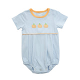 Boys Pumpkin Bubble Boys Bubbles + Rompers Itsy Bitsy