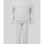 Boys Race Ready Quilted Set - Heather Gray - Sugar Babies Children's Boutique/Meg's Shoppe