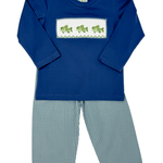 Boys Reelin Them In Smocked Pant Set Boys Sets Three Sisters