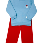 Boy's Santa Pullover Boys Sweaters + Sweatshirts Itsy Bitsy