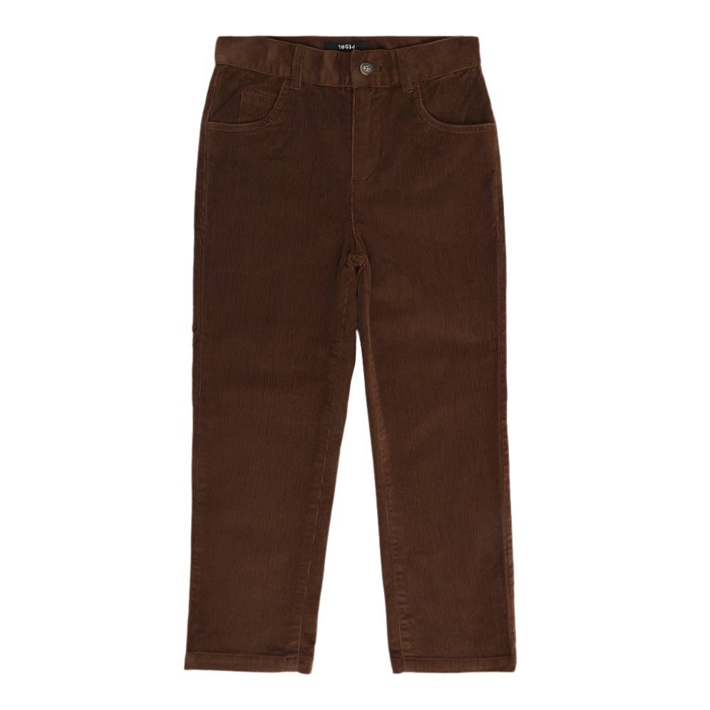 Boys Slim Fit Corduroy - Bronze