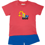 Boys S/S T-Shirt - Excavator Boys Tees Luigi