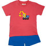 Boys S/S T-Shirt - Excavator Boys Tees Luigi