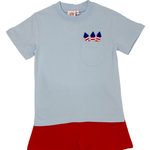 Boys S/S T-Shirt - Fireworks Pocket Boys Tees Luigi