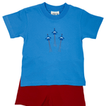 Boys S/S T-Shirt - Three Flying Jets Boys Tees Luigi