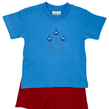 Boys S/S T-Shirt - Three Flying Jets Boys Tees Luigi