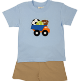Boys S/S T-Shirt - Truck w/ Sports Balls Boys Tees Luigi