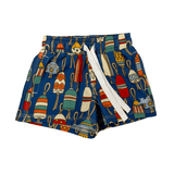 Boys Swim Trunks - Fishing Buoy Kids Swim Southbound