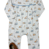 Boys The Choo Choo Collection Pima Romper Boys Bubbles + Rompers Baby Loren