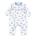 Boys The Choo Choo Collection Pima Romper Boys Bubbles + Rompers Baby Loren