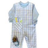 Boys Tools In A Pocket Longall - Blue Boys Bubbles + Rompers Funtasia Too