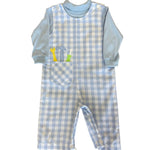 Boys Tools In A Pocket Longall - Blue Boys Bubbles + Rompers Funtasia Too