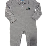 Boys Tractor Polo Romper Boys Bubbles + Rompers Itsy Bitsy