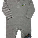 Boys Tractor Polo Romper Boys Bubbles + Rompers Itsy Bitsy