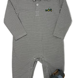 Boys Tractor Polo Romper Boys Bubbles + Rompers Itsy Bitsy