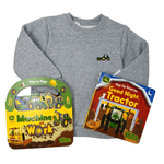 Boys Tractor Pullover Boys Sweaters + Sweatshirts Itsy Bitsy