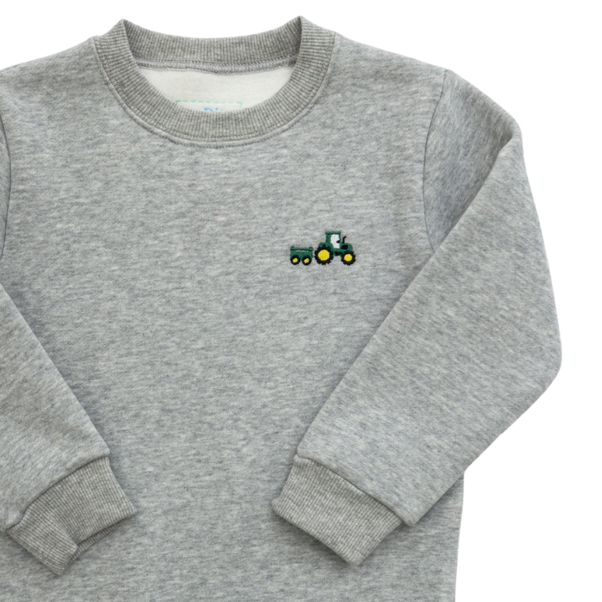 Boys Tractor Pullover Boys Sweaters + Sweatshirts Itsy Bitsy