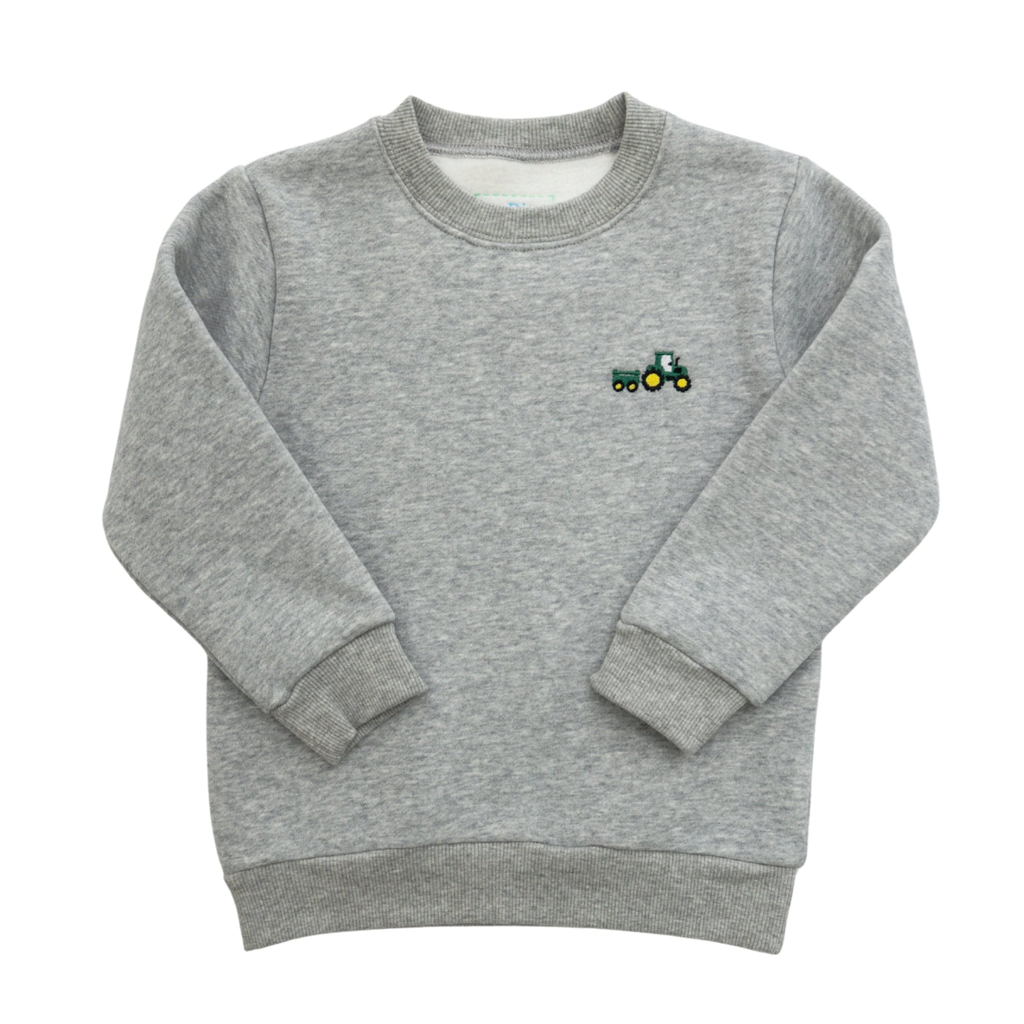 Boys Tractor Pullover Boys Sweaters + Sweatshirts Itsy Bitsy