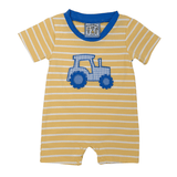 Boys Tractor Romper Boys Bubbles + Rompers Three Sisters