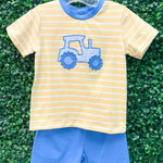 Boys Tractor Short Set Boys Sets Three Sisters