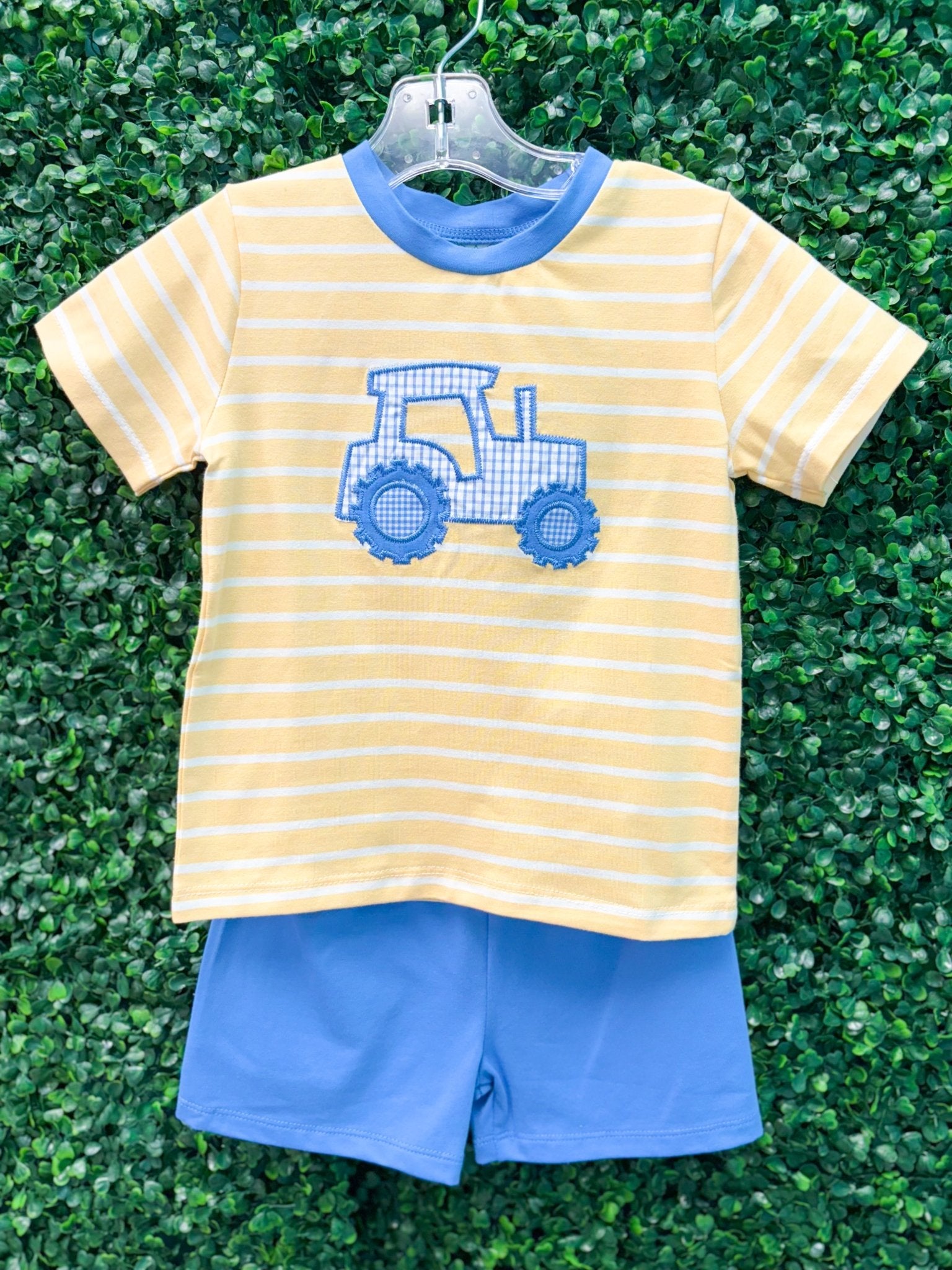 Boys Tractor Short Set Boys Sets Three Sisters