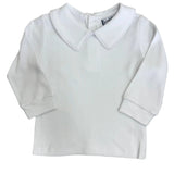 Boys White L/S Shirt Boys Shirts + Polos Three Sisters