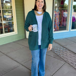 Briar Waffle Knit Cardigan - Ash Jade - Sugar Babies Children's Boutique/Meg's Shoppe