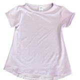 Bridget Basic Tee - Petal Purple Girls Tops + Tees Set Athleisure