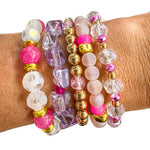 Bright Pink & Purple Bracelet Stack Bracelets Savvy Bling