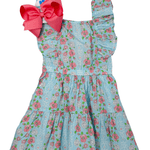 Brighton Dress - Meadow Marguerite Floral Girls Occasion Dresses Bisby