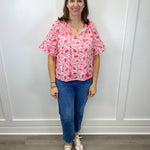 Bristol Blouse - Paradise Pink Tops Victoria Dunn Design