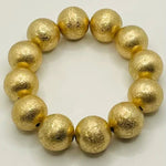 Brushed Gold Ball Bracelet - Sugar Babies Children's Boutique/Meg's Shoppe