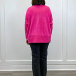 Brushed Turtleneck Sweater - Fuchsia Sweaters Zenana