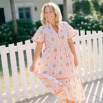 Brynley Dress - Perennial Blooms Long Dresses Marigold