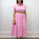 Bubblegum Breeze Midi Dress Long Dresses Entro