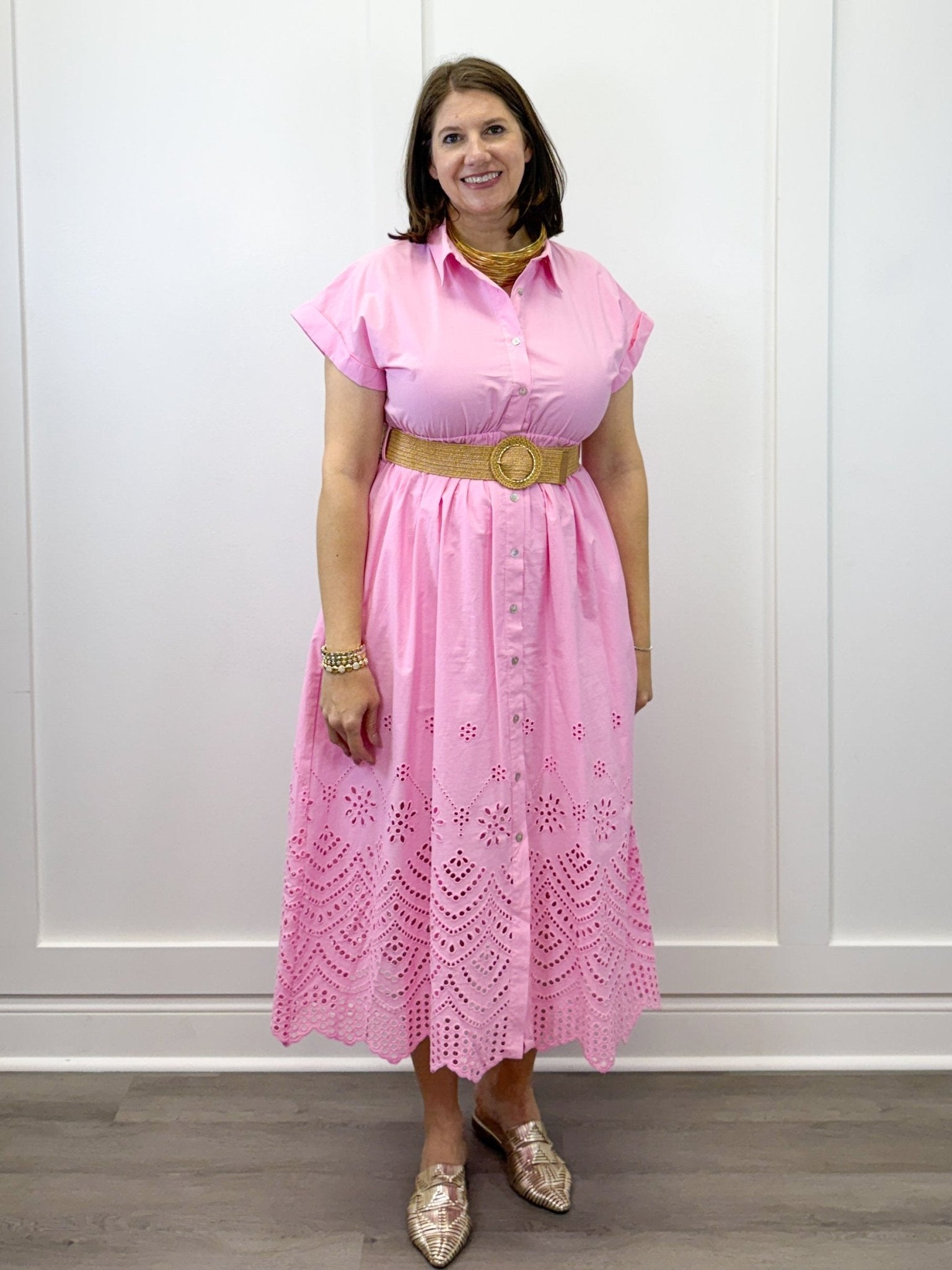 Bubblegum Breeze Midi Dress Long Dresses Entro