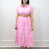 Bubblegum Breeze Midi Dress Long Dresses Entro