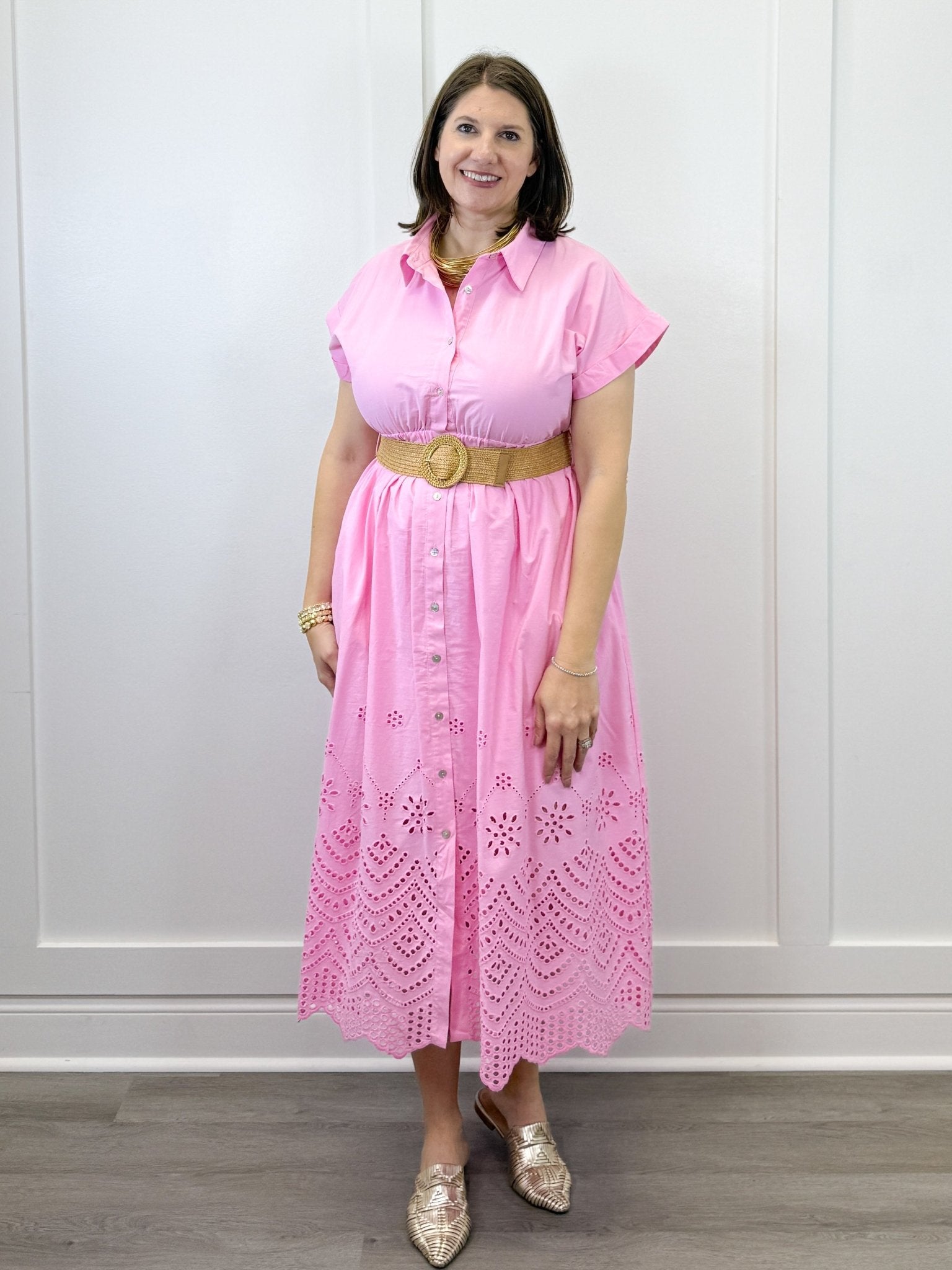 Bubblegum Breeze Midi Dress Long Dresses Entro