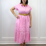 Bubblegum Breeze Midi Dress Long Dresses Entro