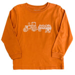 Burnt Orange Hayride LS T-Shirt Boys Tees Mustard & Ketchup