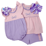 Butterflies & Bows Bubble Girls Bubbles + Rompers Itsy Bitsy