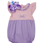 Butterflies & Bows Bubble Girls Bubbles + Rompers Itsy Bitsy